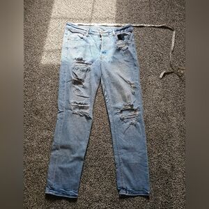 American Eagle 12L Cropped Tomgirl Jeans